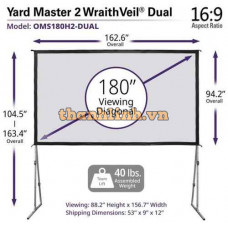 Màn chiếu khung gấp 180-inch Elite Screens OMS180H2-DUAL